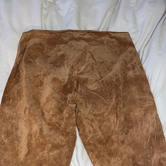 Western leather flare pants - Picture 5 of 6